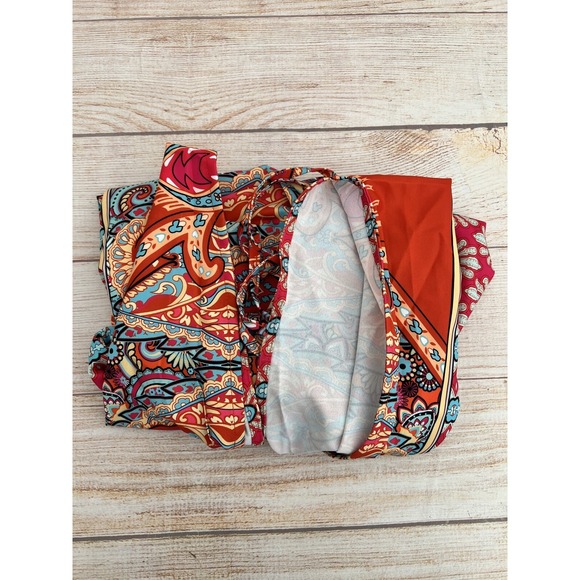 Women's Bohemian Short Floral Dress V-Neck, 3/4 Sleeve Outfit Size S - Picture 15 of 15